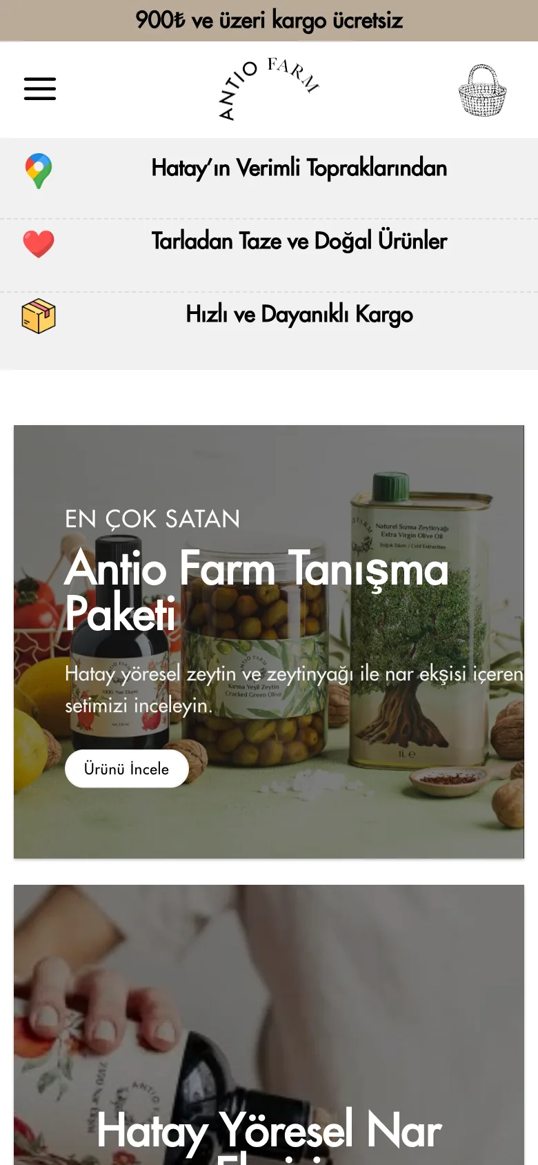 Antio Farm — mobile view