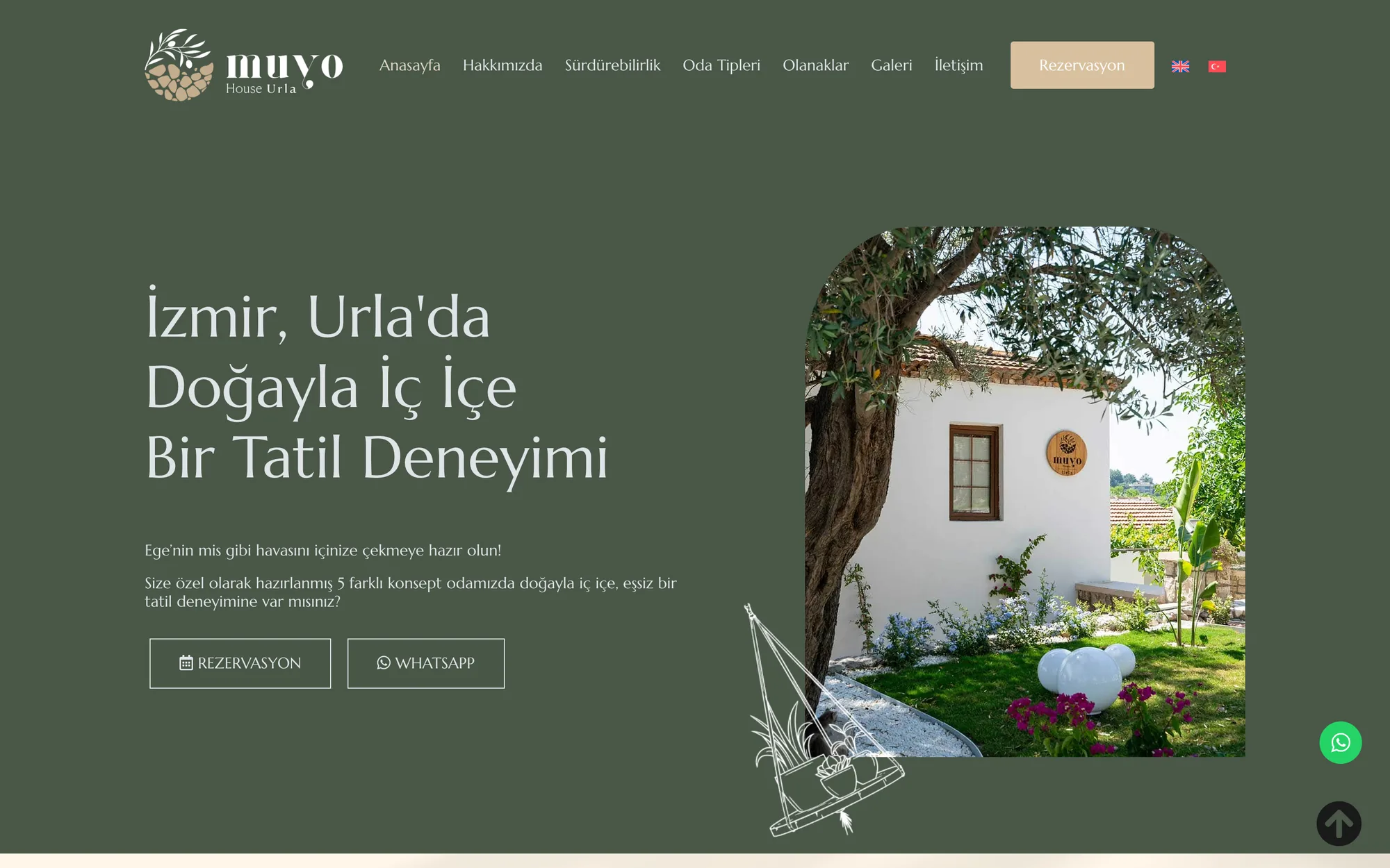 Muyo House Urla — masaüstü görünüm