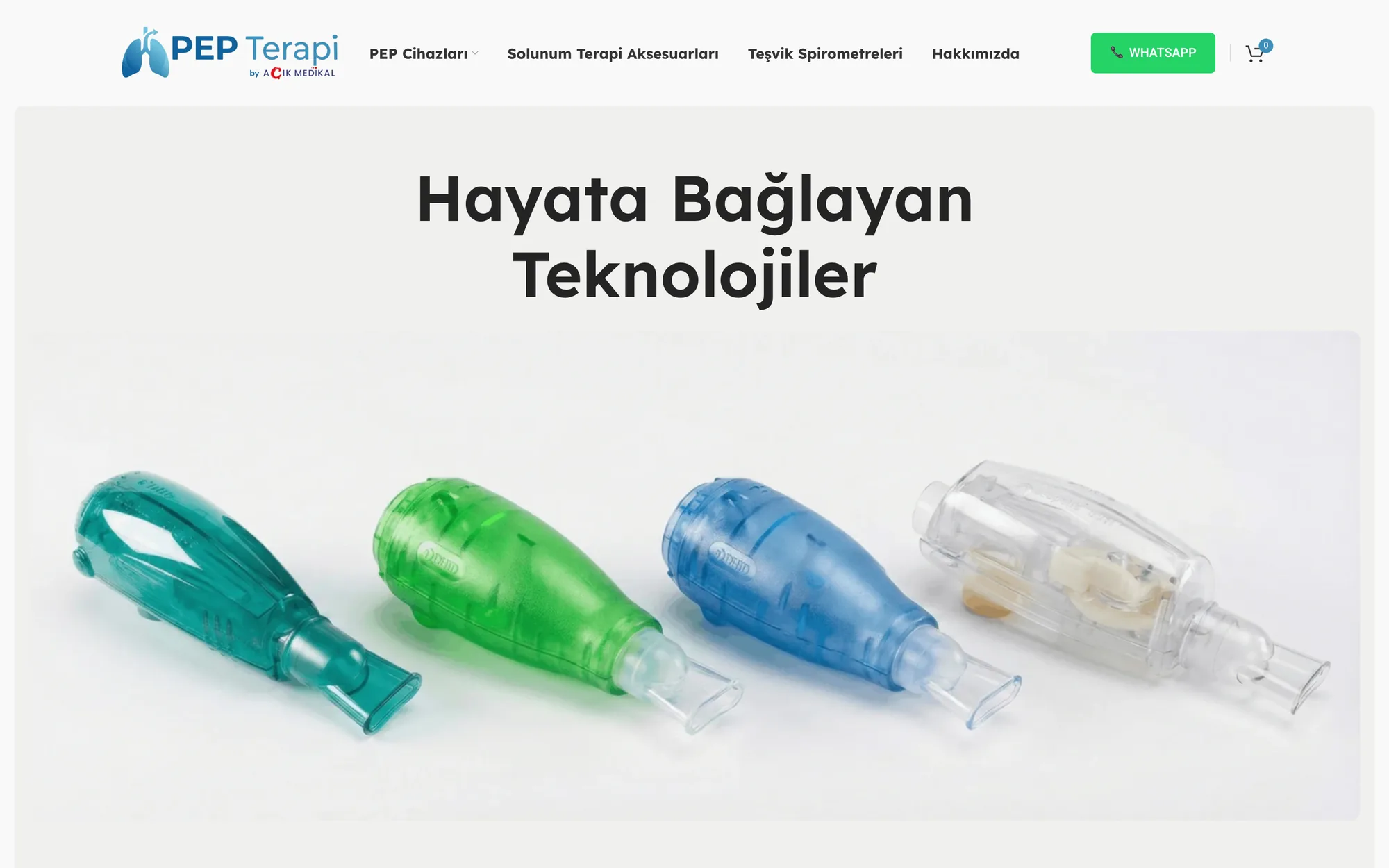 PEP Terapi — desktop view