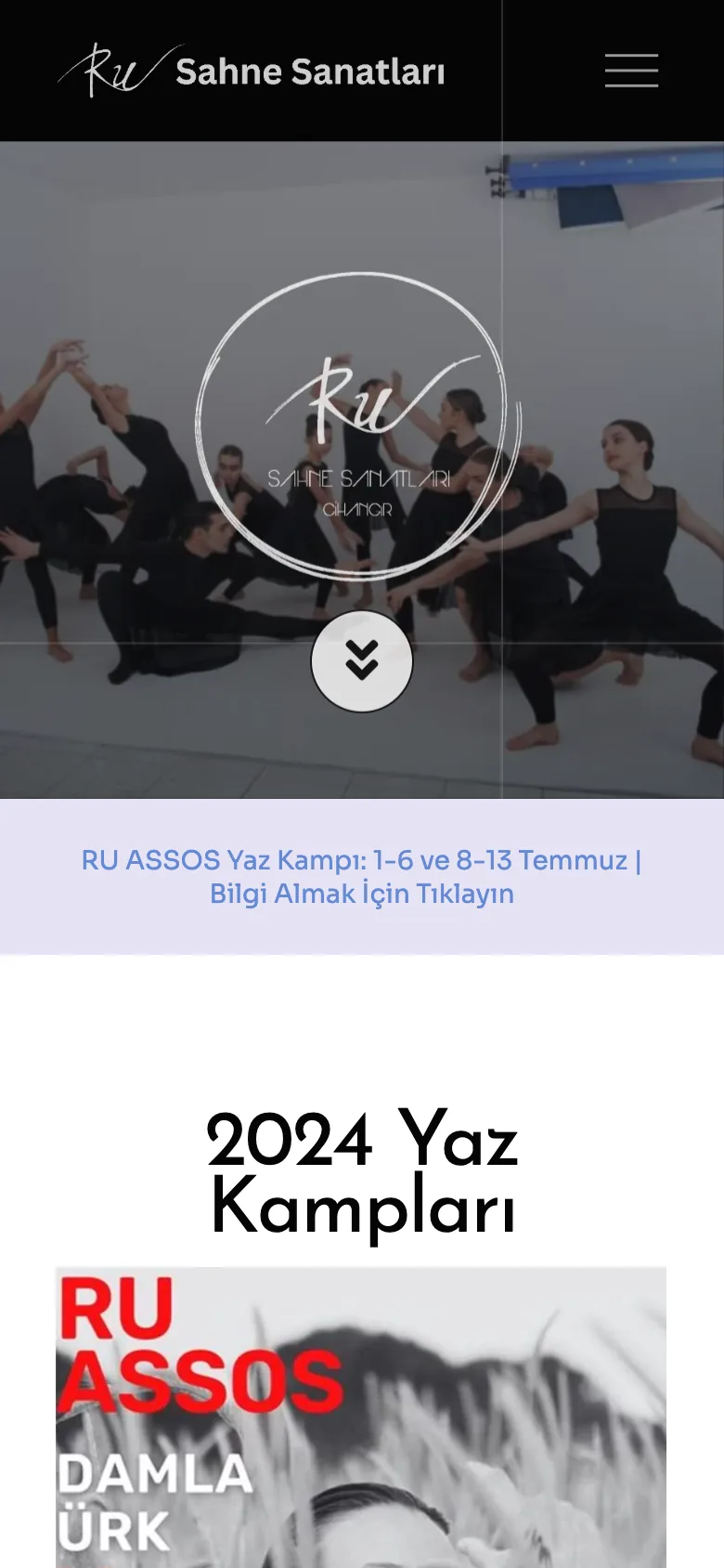 RU Sahne Sanatları — mobile view